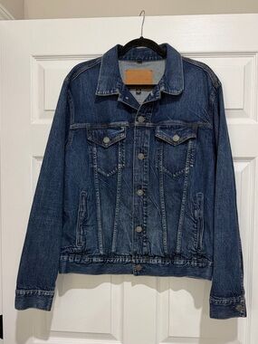 American Eagle Outfitters Dark Blue Denim Jacket